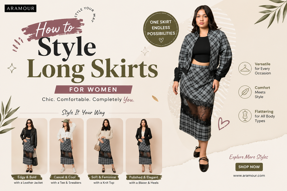 How to Style Long Skirts for Women