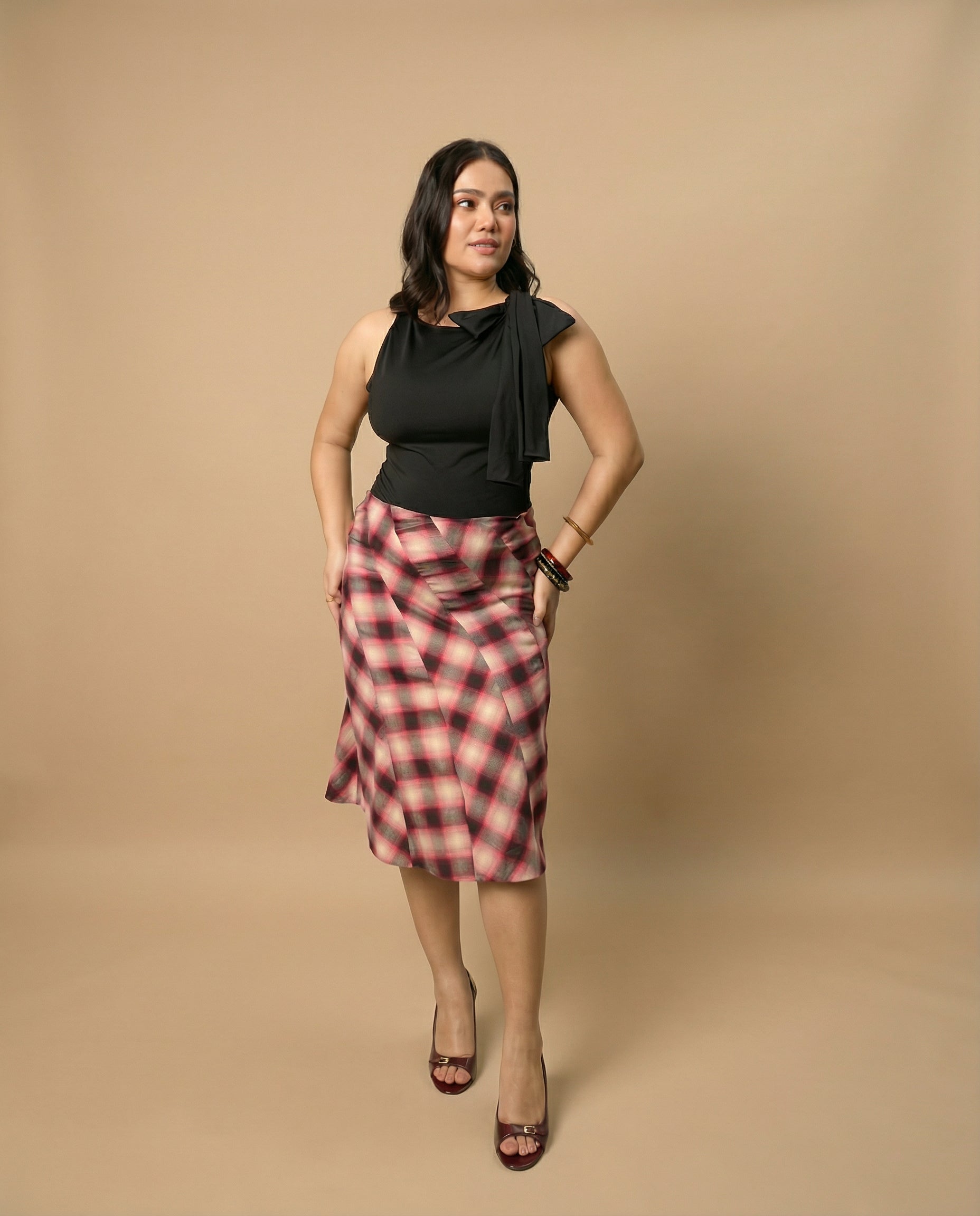 Diagonal Drift Skirt