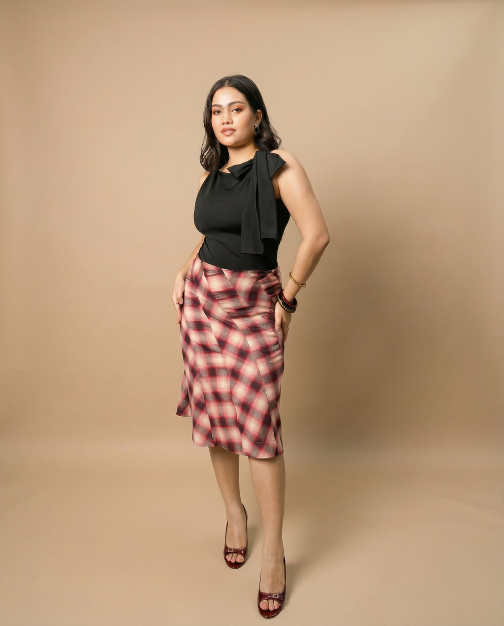 Diagonal Drift Skirt