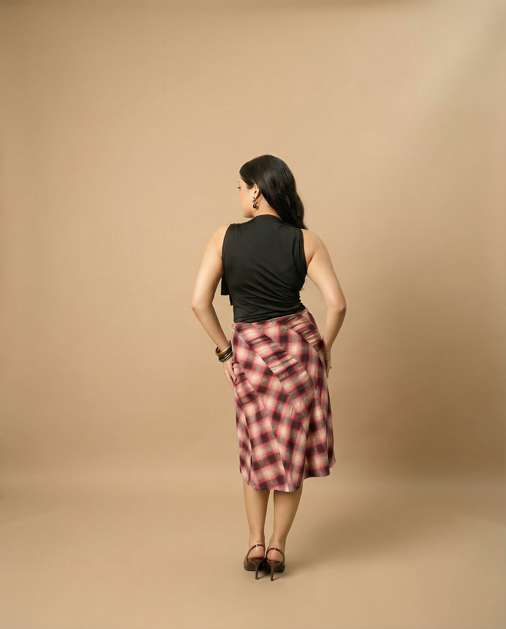 Diagonal Drift Skirt