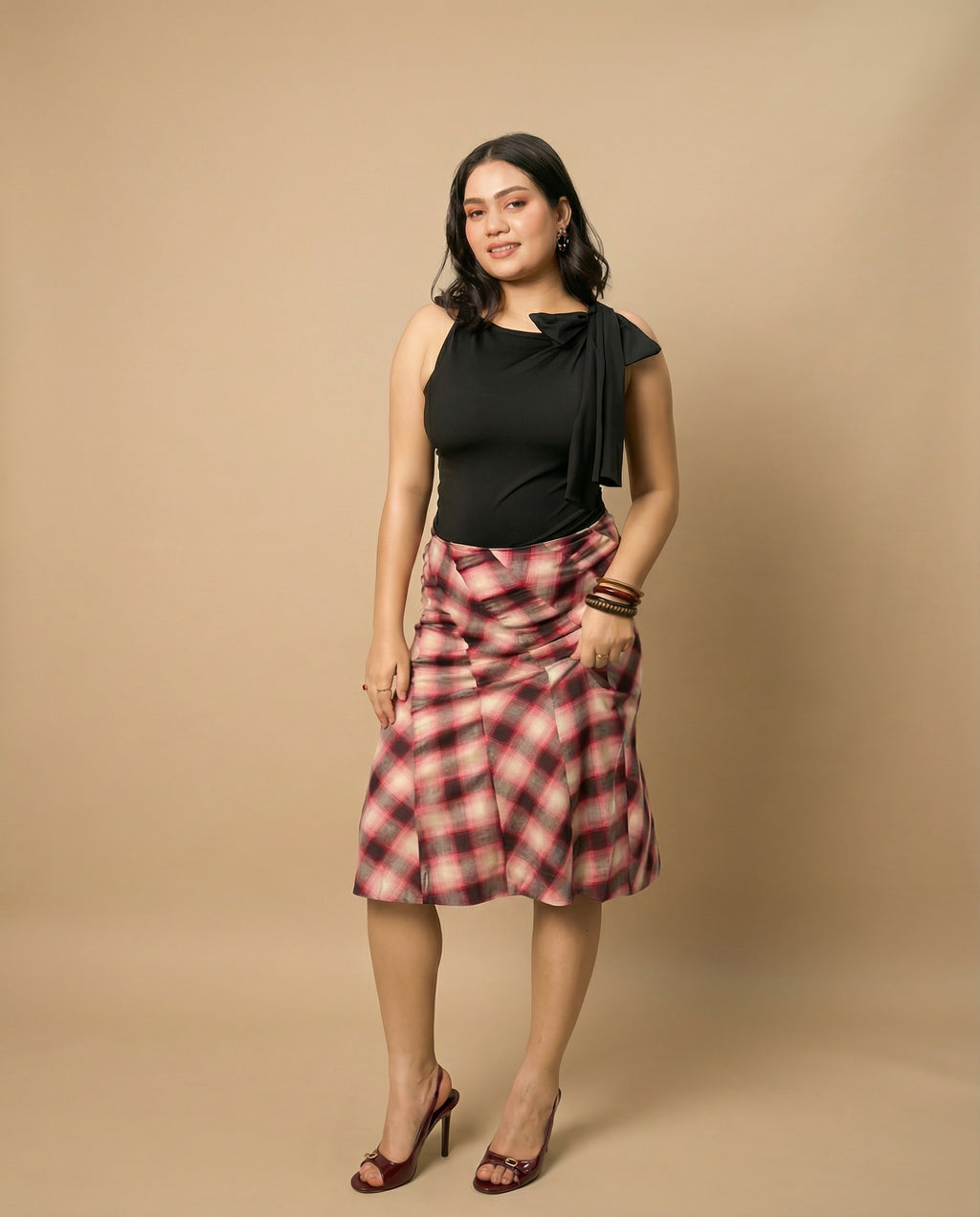 Diagonal Drift Skirt