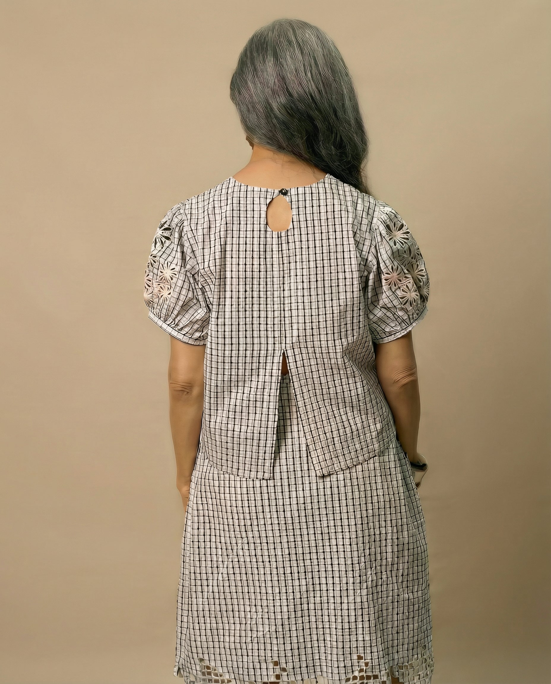 Embroidered Edge Skirt