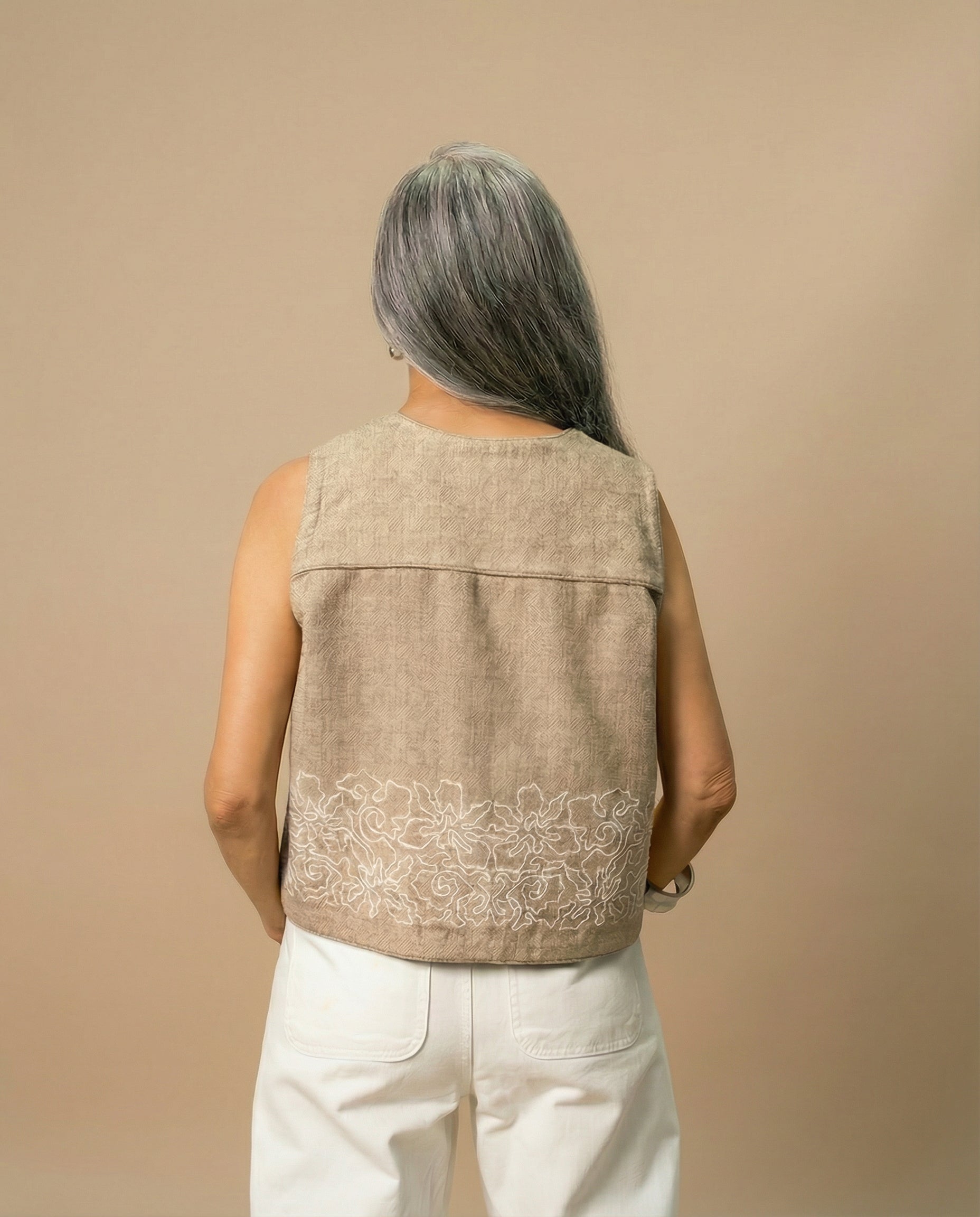 Beige Bloom Jacket