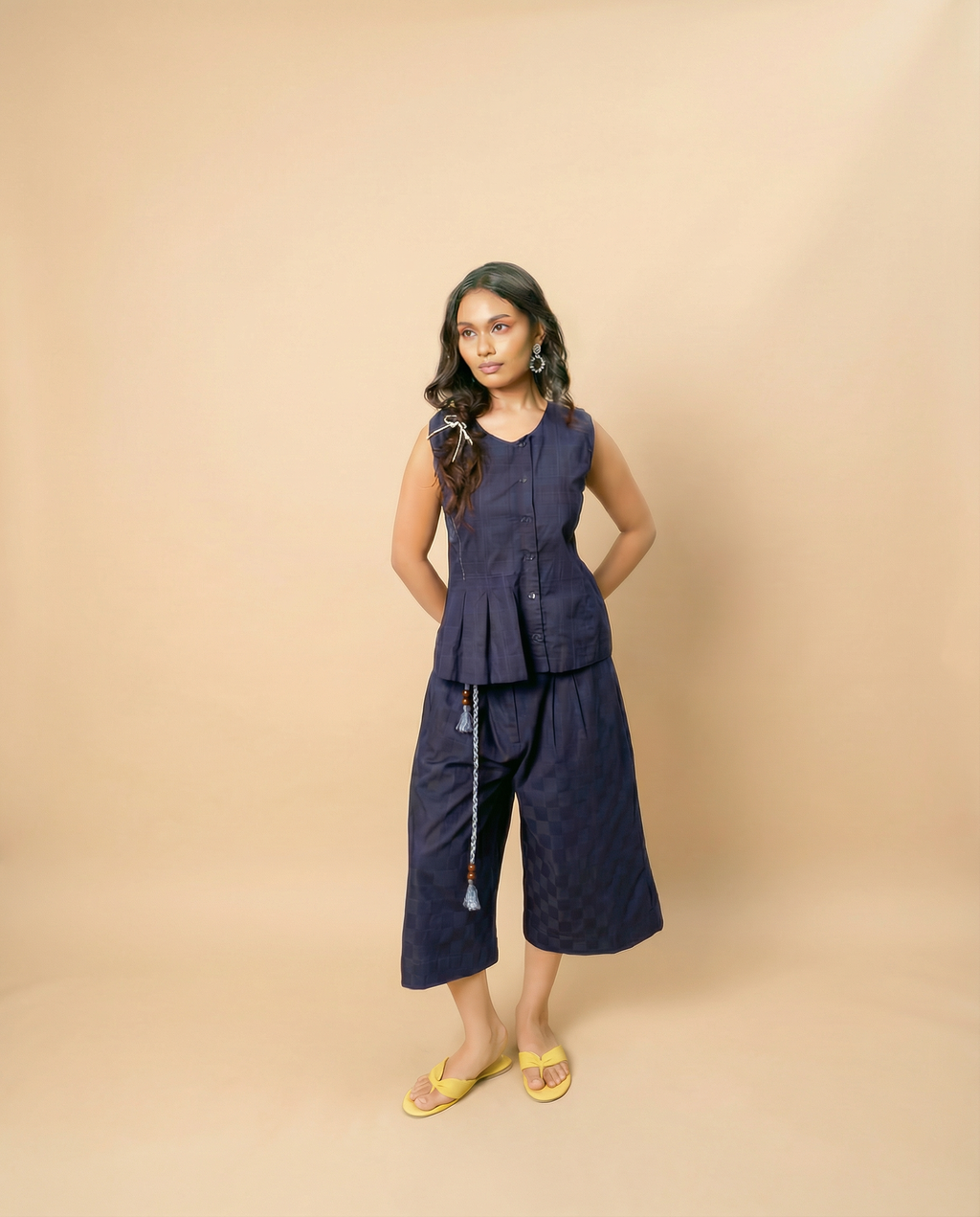 Stitch Story Indigo Top