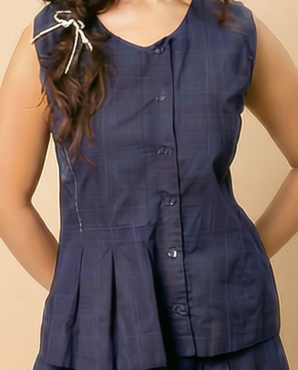 Stitch Story Indigo Top