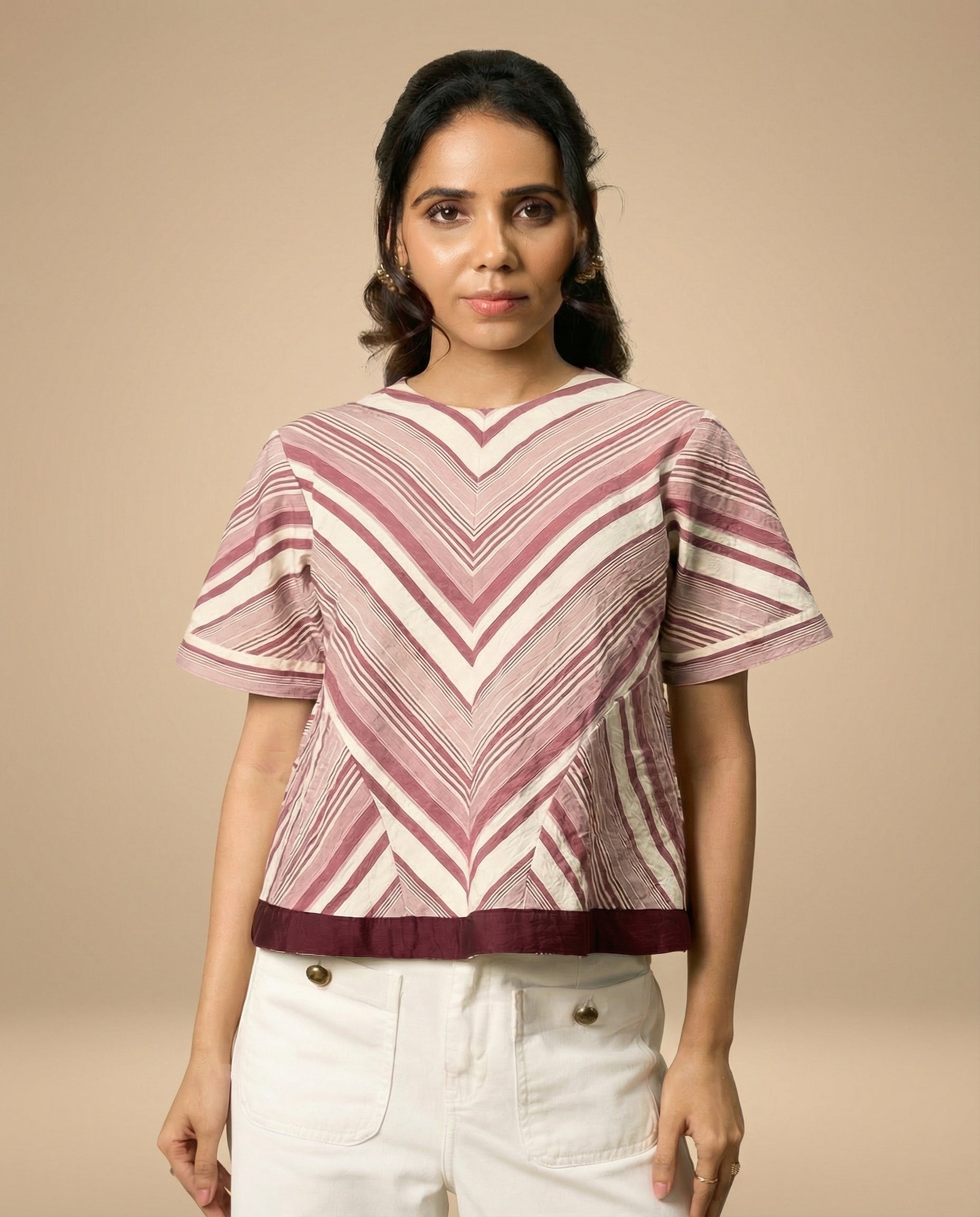 Berry Lines Top