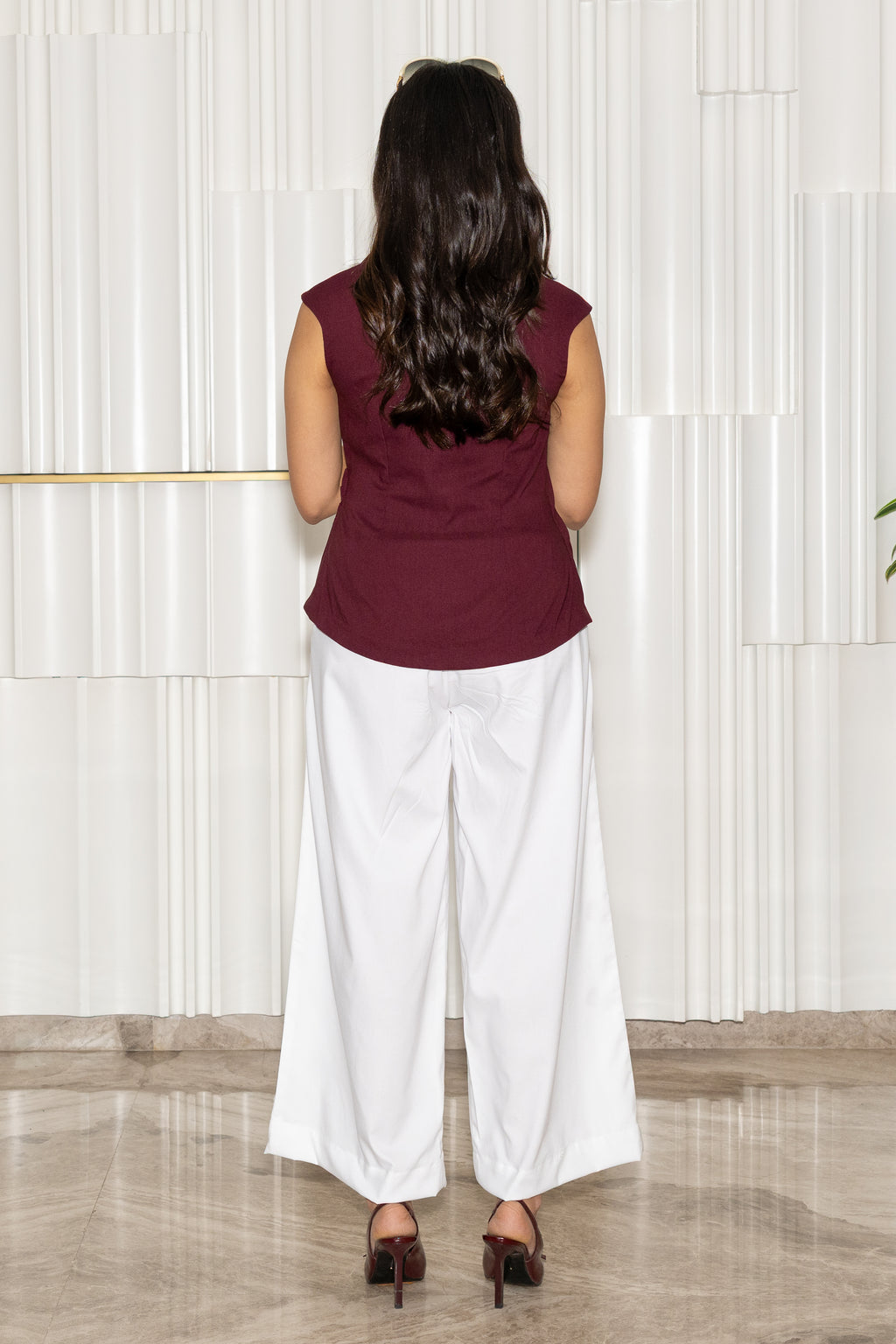 Edge Pleat Top