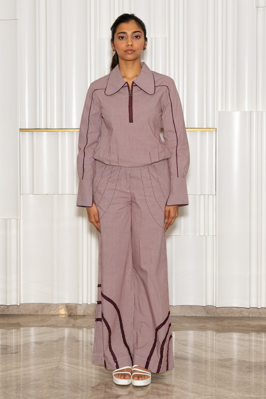 Mono Grid Pant