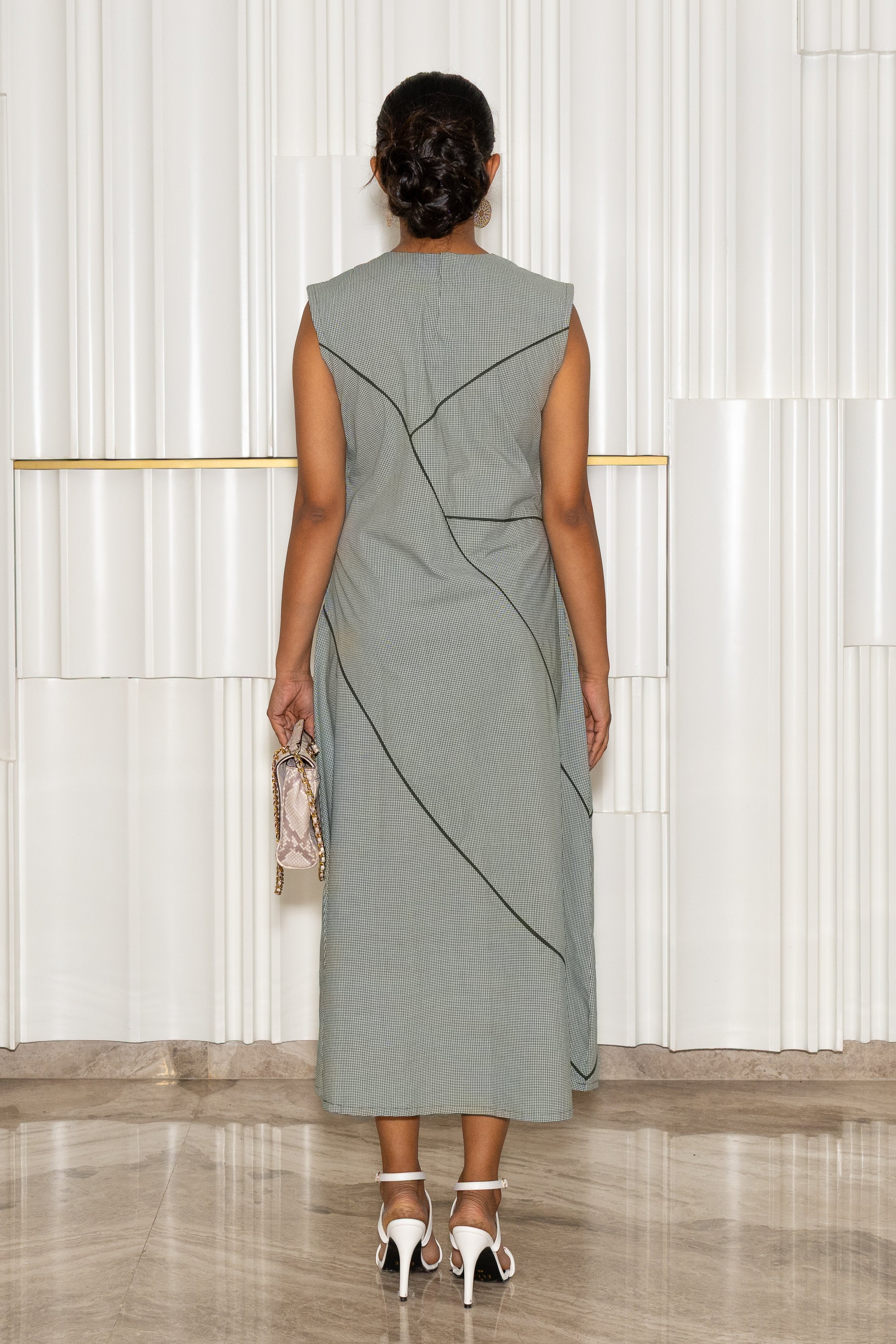 Modern Check Dress