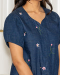 Denim Canvas Top