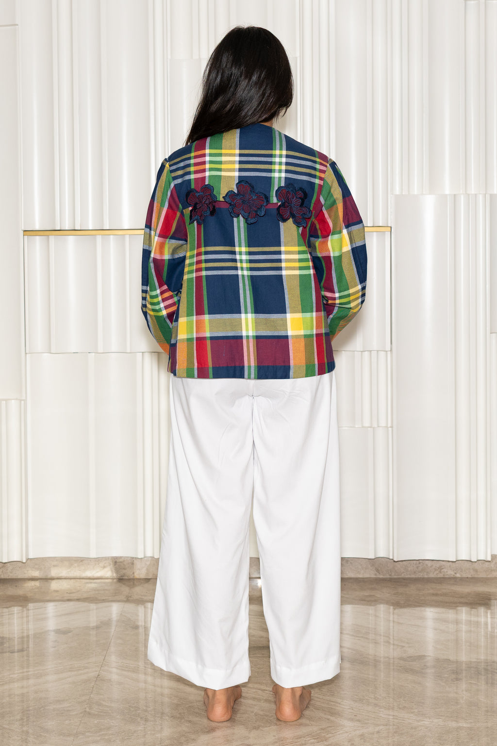 Check Bloom Blazer