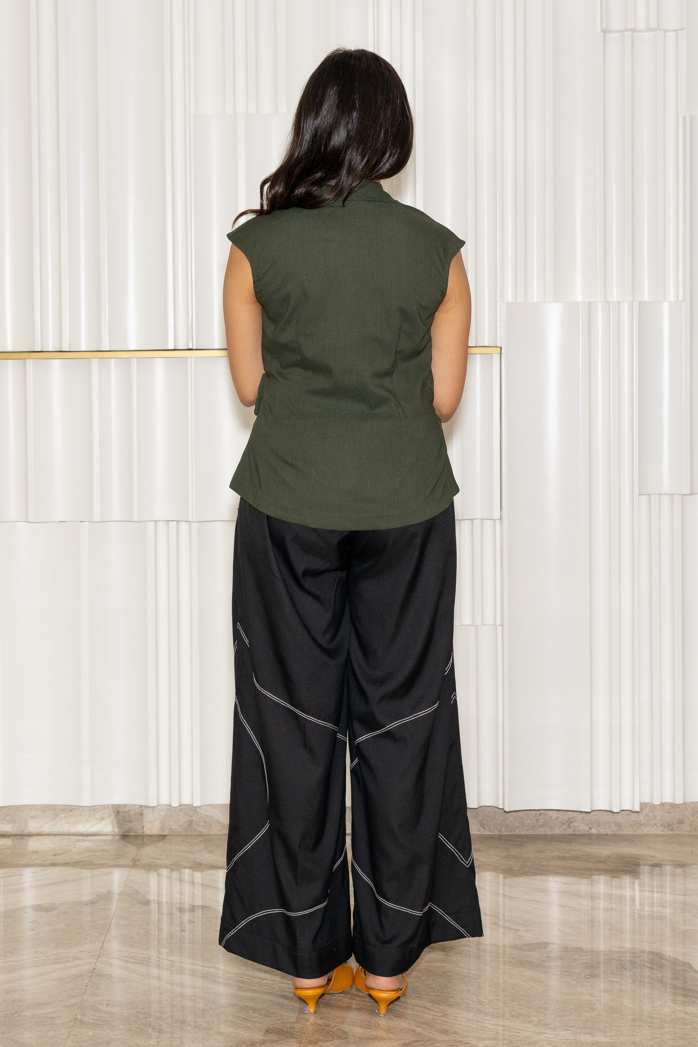 Edge Pleat Top