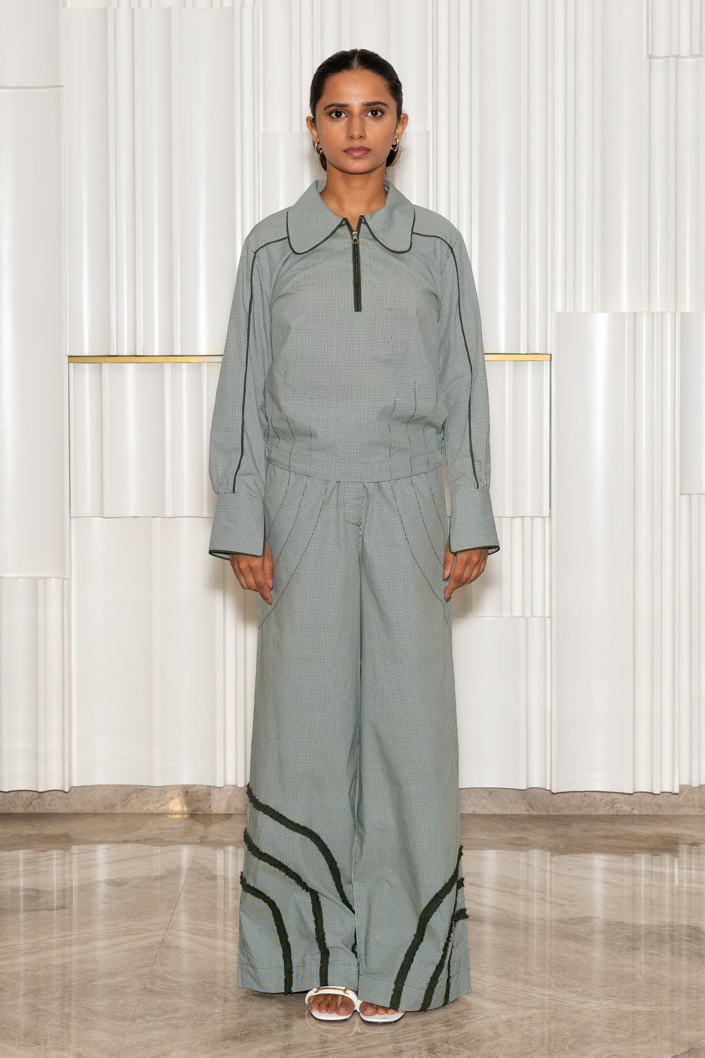 Mono Grid Pant