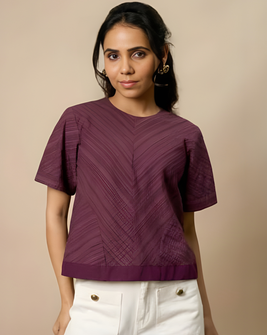 Berry Lines Top