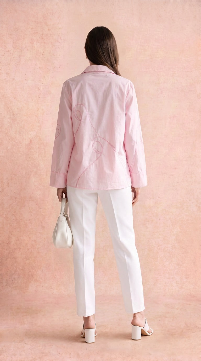 Pink Sketch Shirt