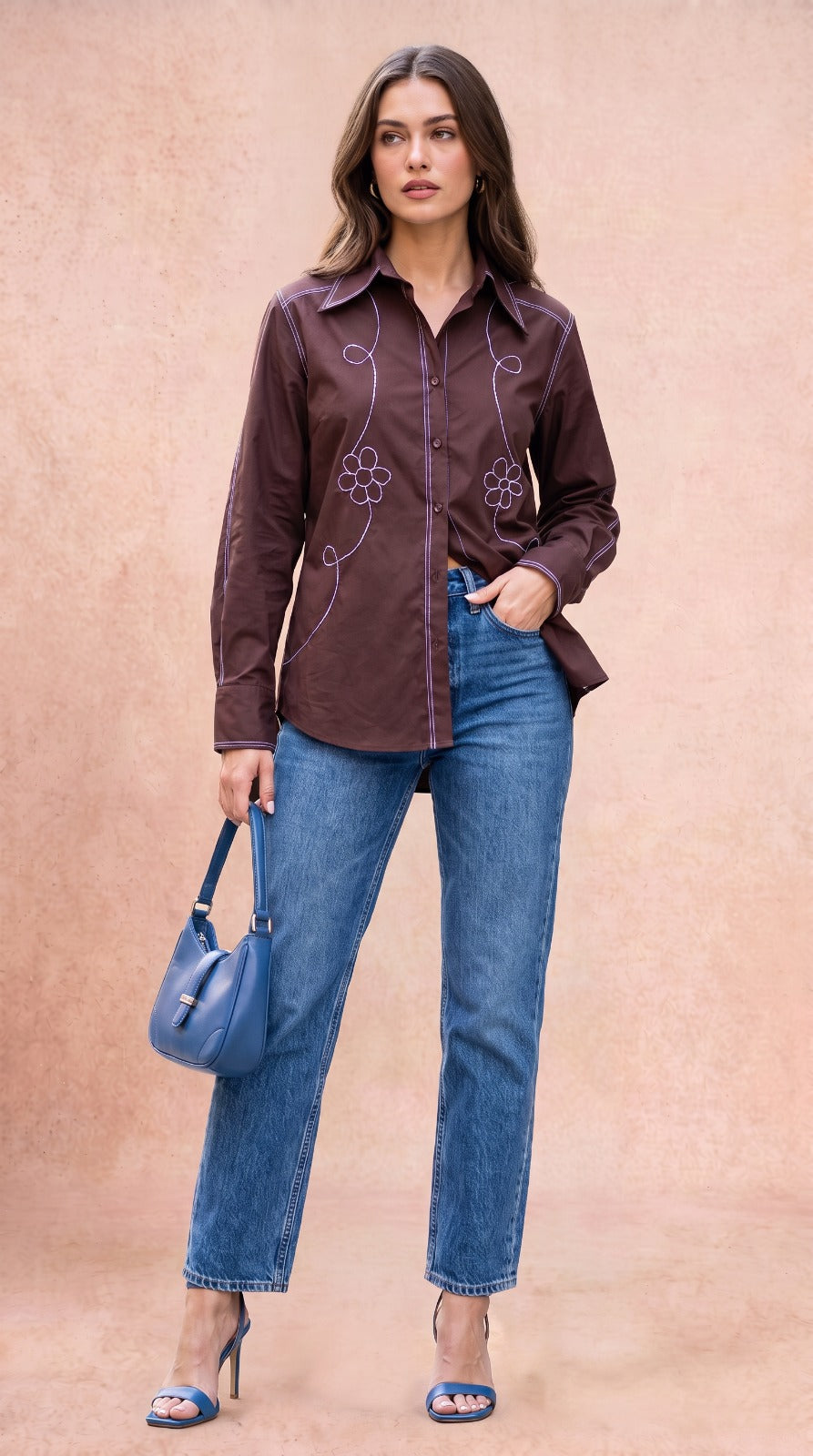Blue Petal Shirt
