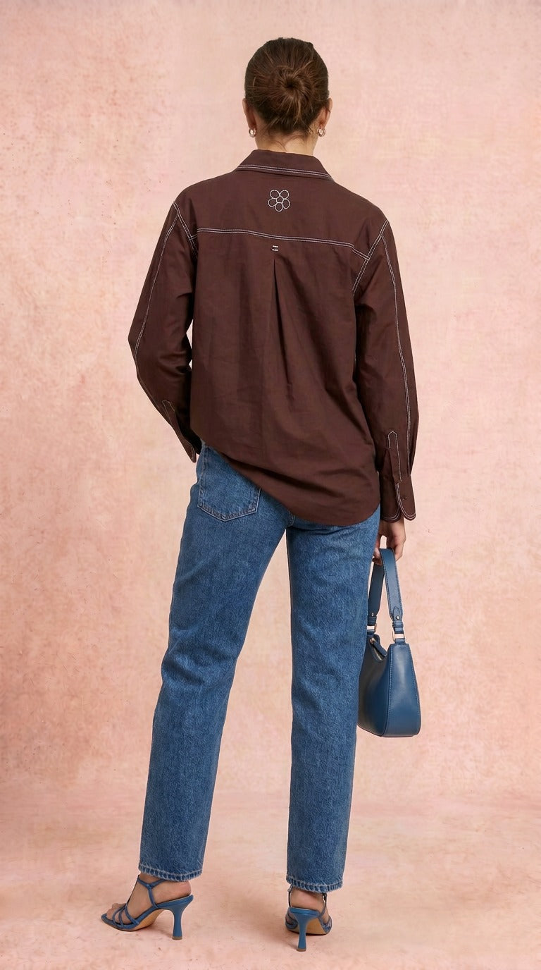 Blue Petal Shirt