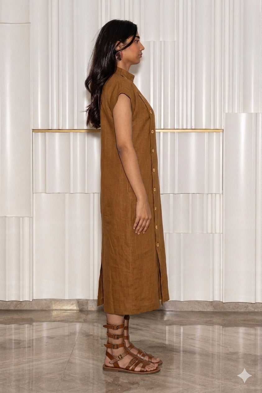Ochre Tide Dress