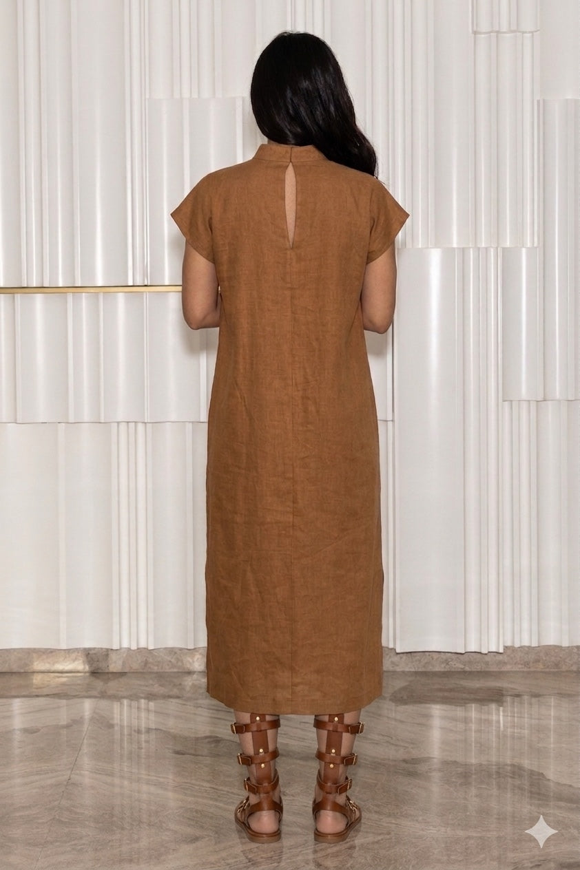 Ochre Tide Dress