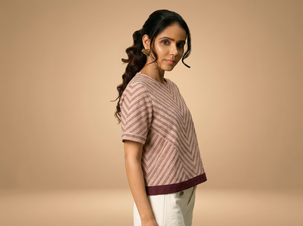 Berry Lines Top