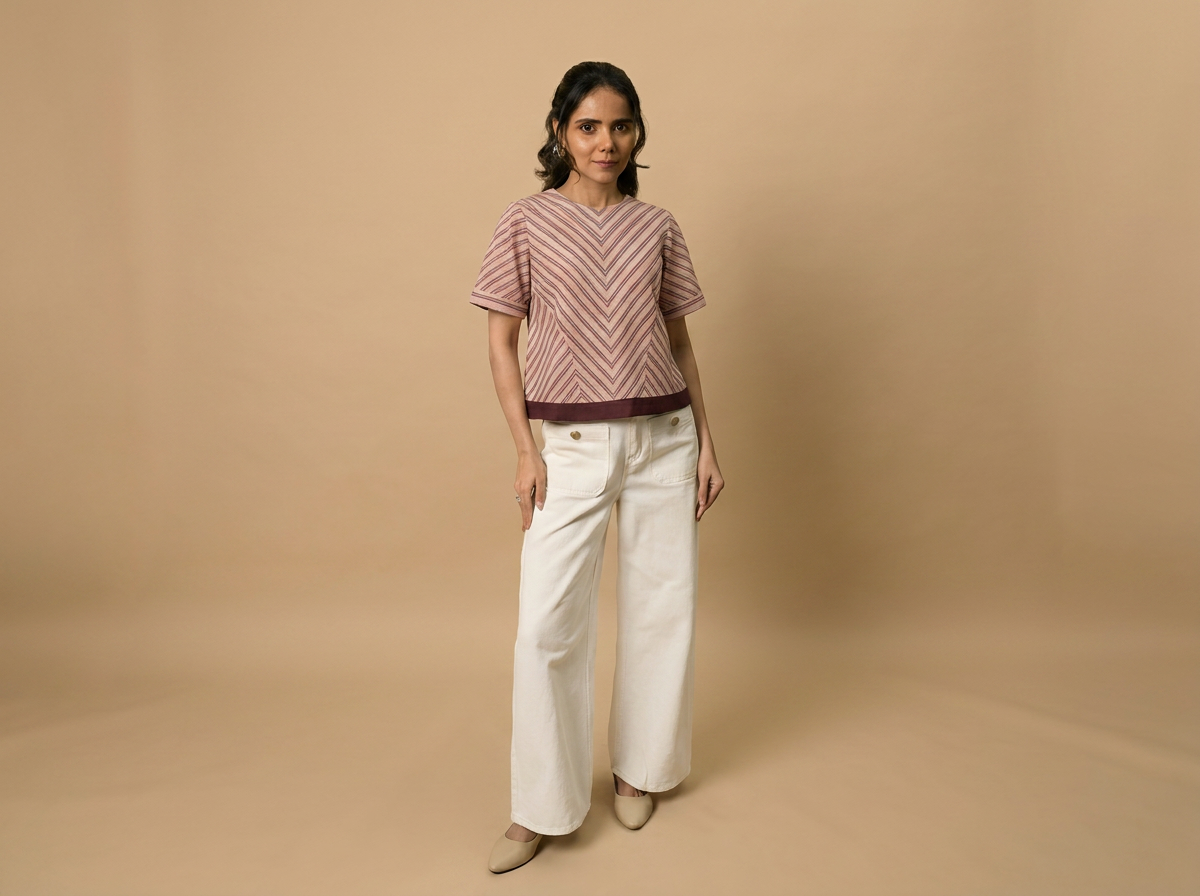 Berry Lines Top