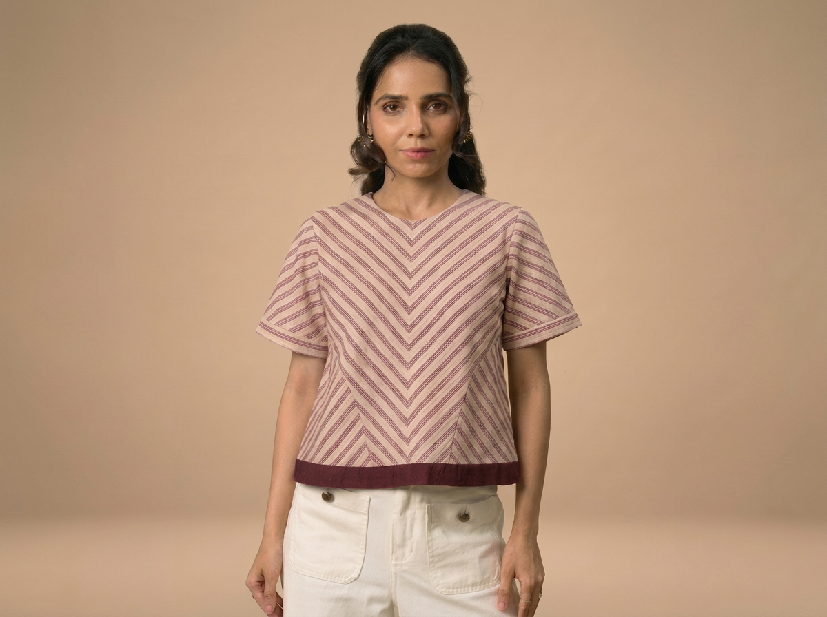 Berry Lines Top