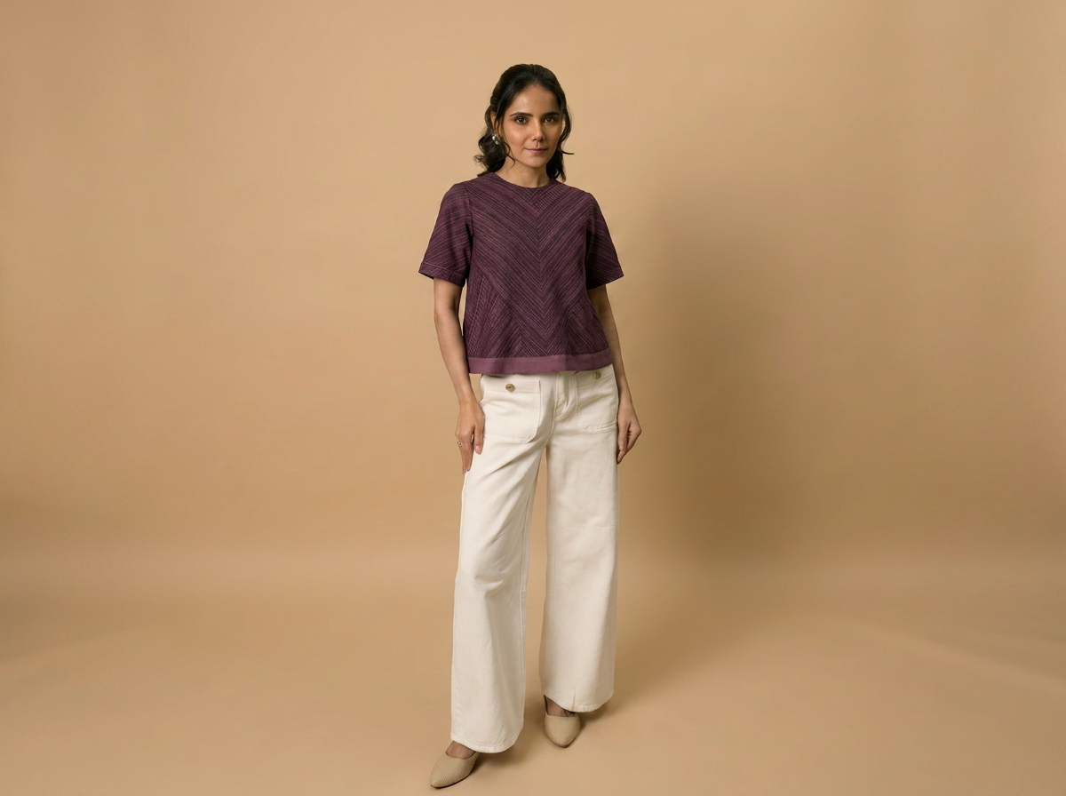 Berry Lines Top