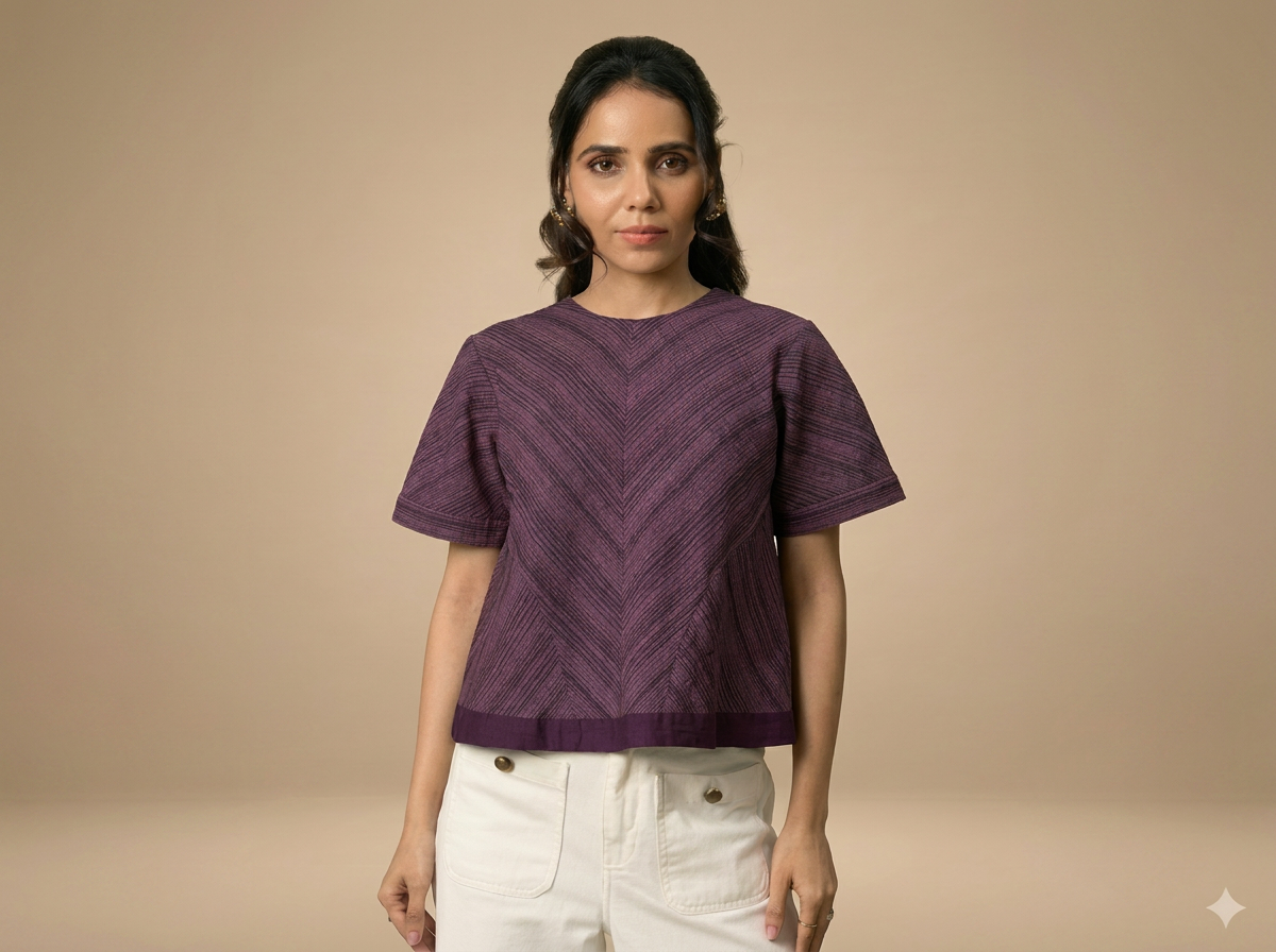 Berry Lines Top