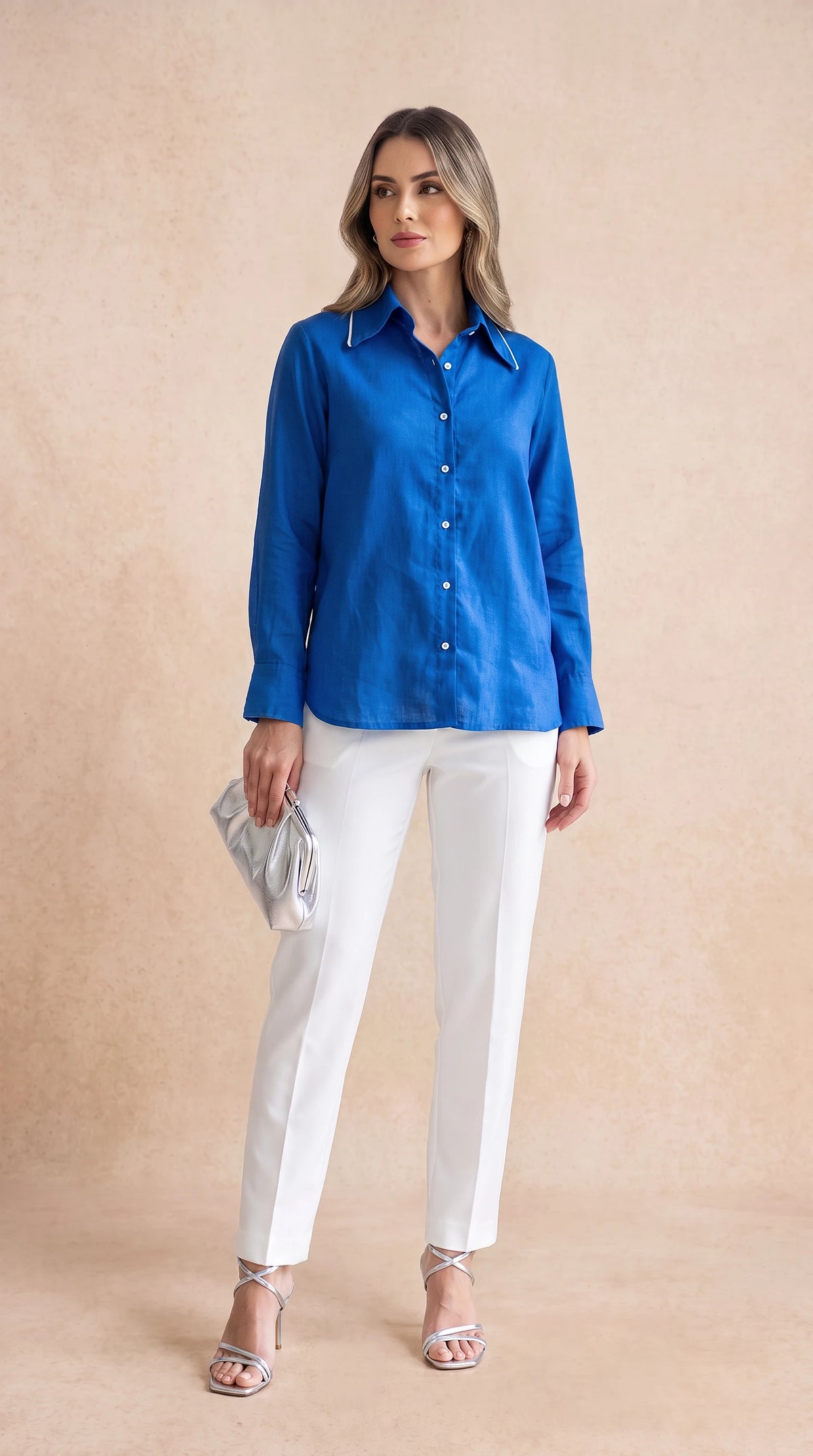 Print Accent Shirt