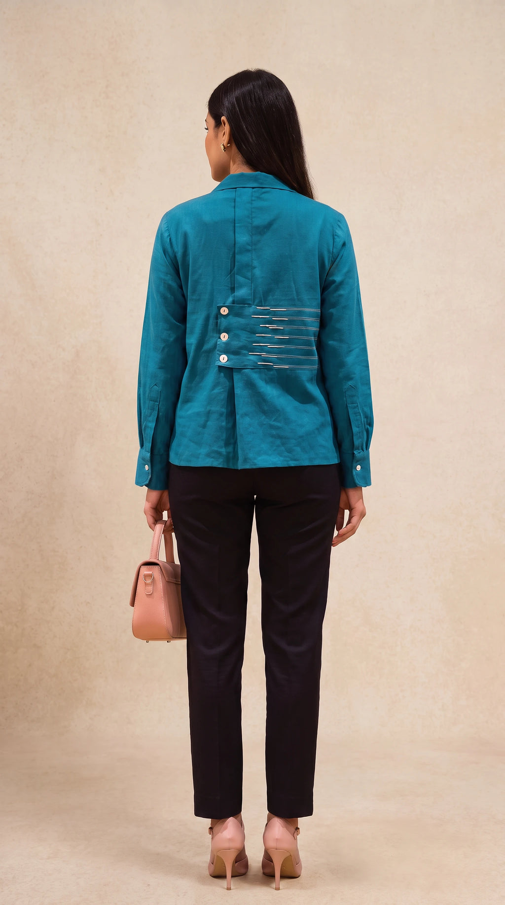 Turquoise Bloom Shirt
